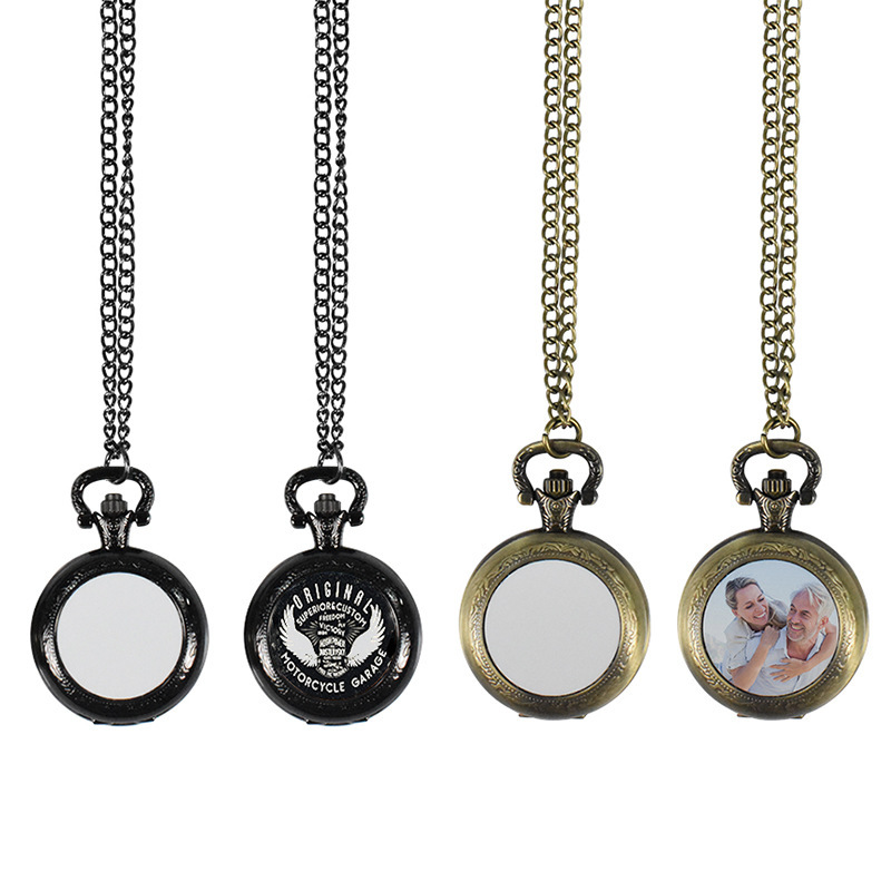 Vintage Fashion Enthusiasts - Custom Vintage Metal Pocket Watch Pendant