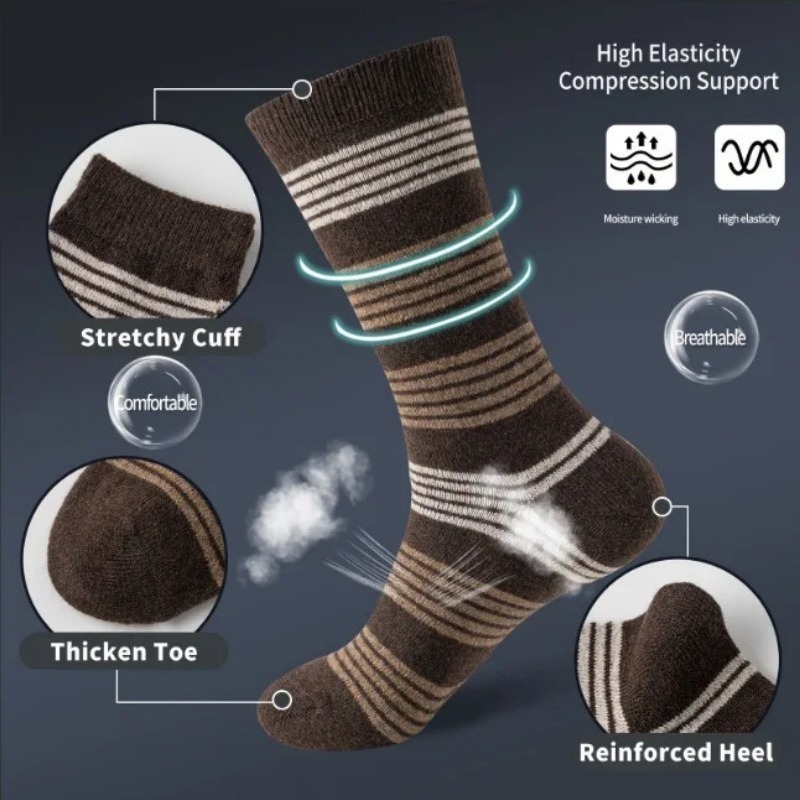 6 Pairs Vintage Brown Argyle S - Vintage Fashion Enthusiasts ulasan dan harga