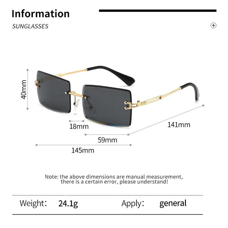 New Metal Cutting Sunglasses V - Vintage Fashion Enthusiasts ulasan dan harga