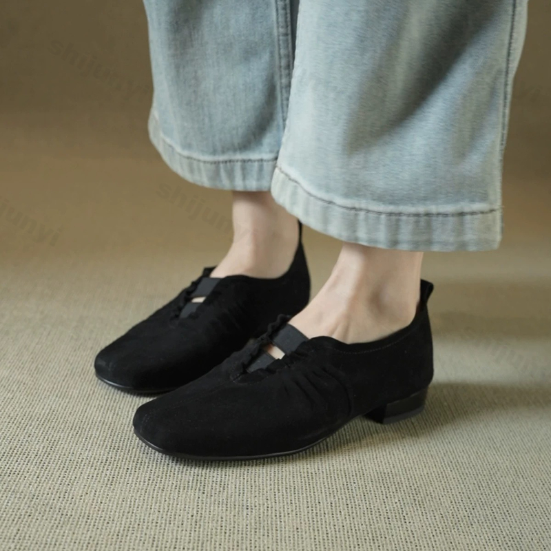 Square Toe Women's Mary Jane S - Vintage Outdoor Fashion ulasan dan harga