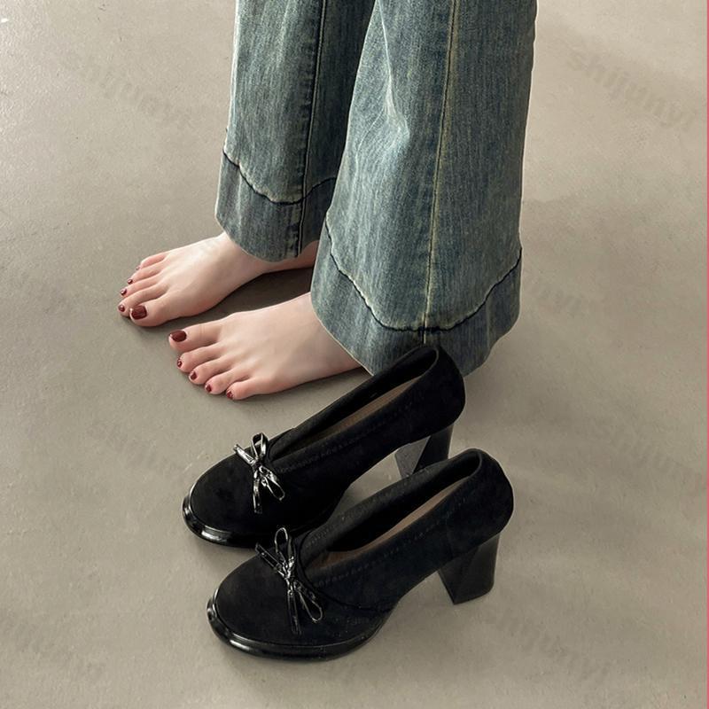 Women's High Heels 2025 Spring - Vintage Outdoor Fashion ulasan dan harga