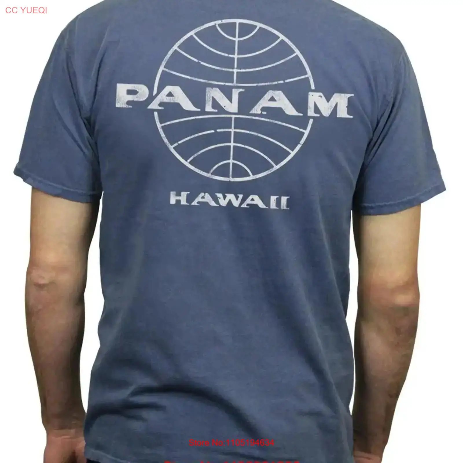 Pan Am Globe T Shirt vintage W - Vintage Fashion Jersey ulasan dan harga
