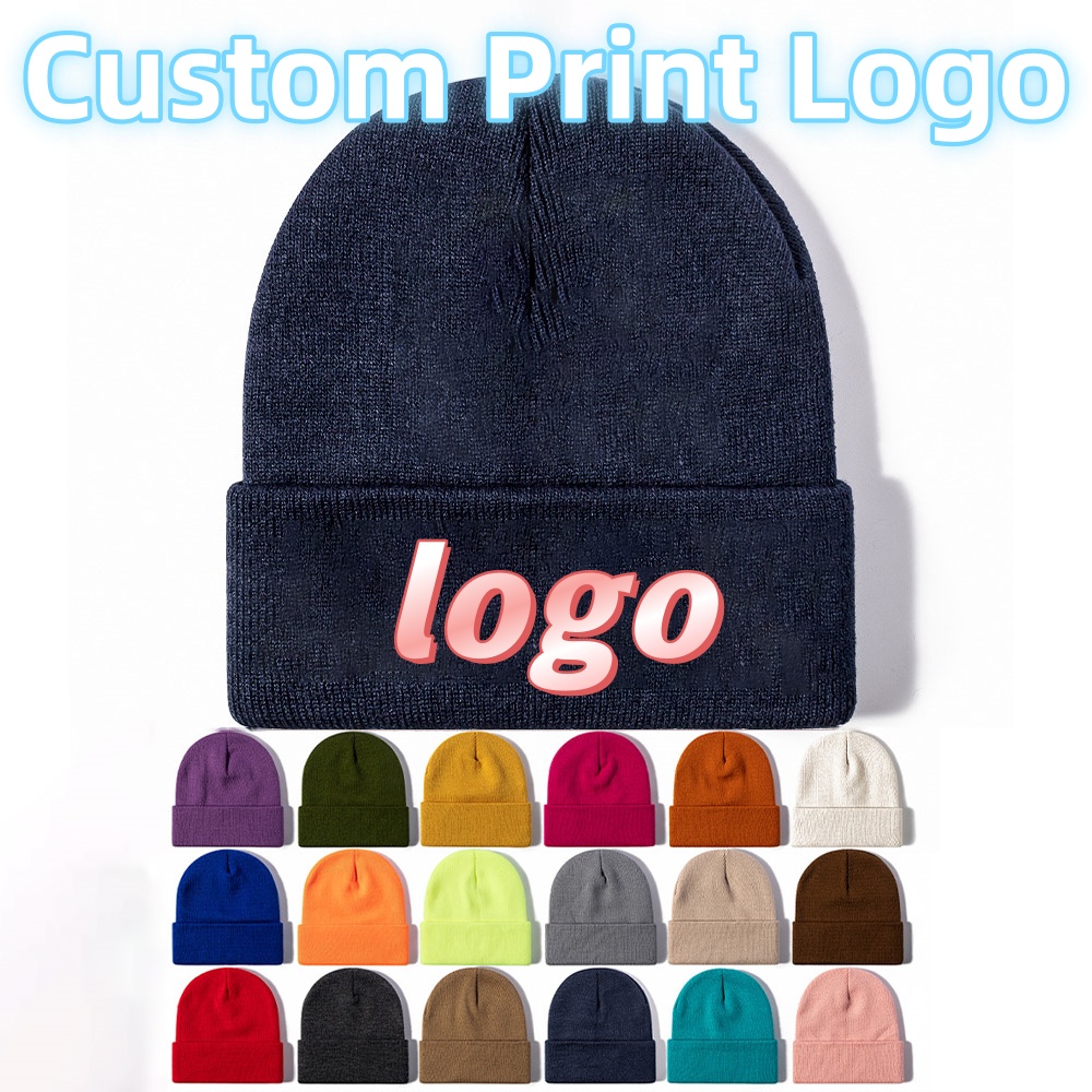 Customized Printed Logo Solid  - Vintage Outdoor Fashion ulasan dan harga