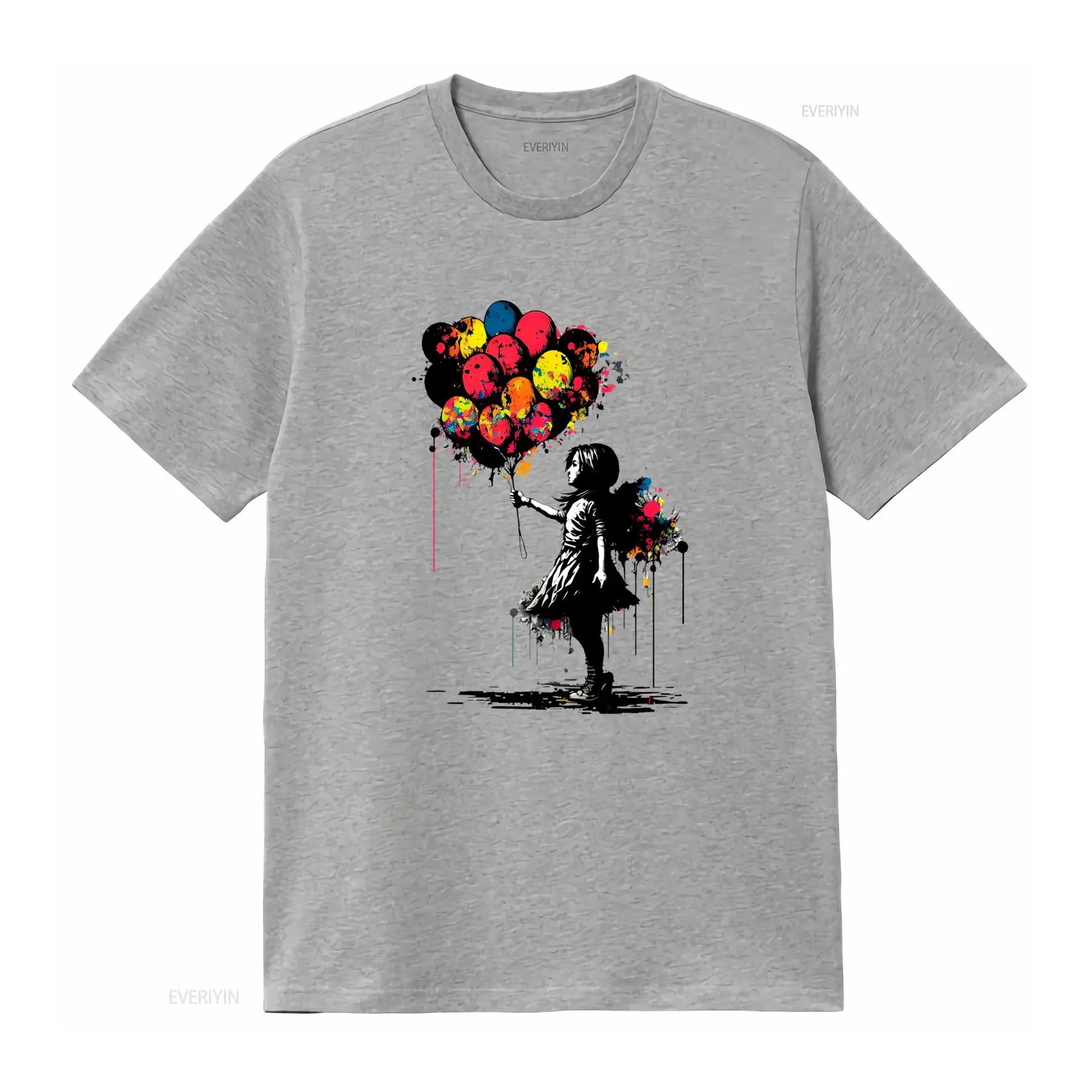 Banksy Peace T Shirt Balloon G - Vintage Fashion Jersey ulasan dan harga