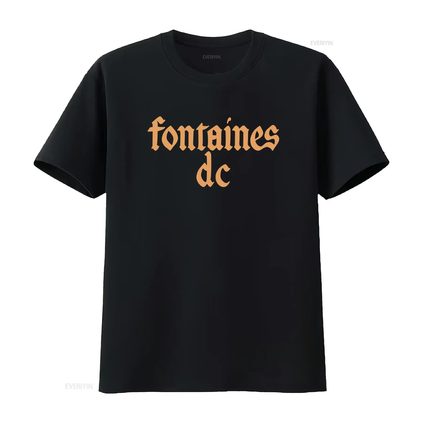 Fontaines D C 'Gothic Logo' Bl - Vintage Fashion Jersey ulasan dan harga