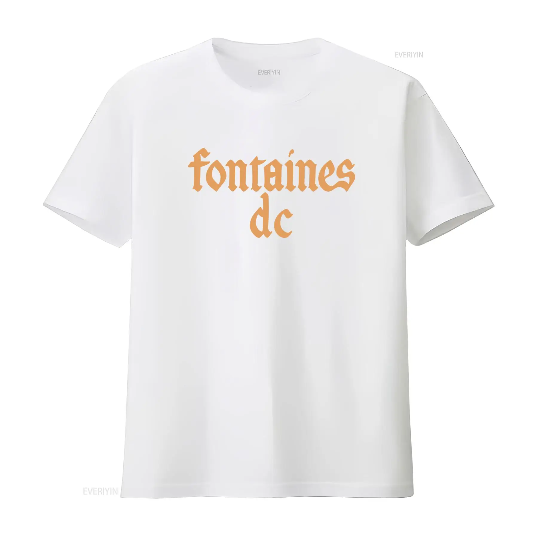 Fontaines D C 'Gothic Logo' Bl - Vintage Fashion Jersey ulasan dan harga