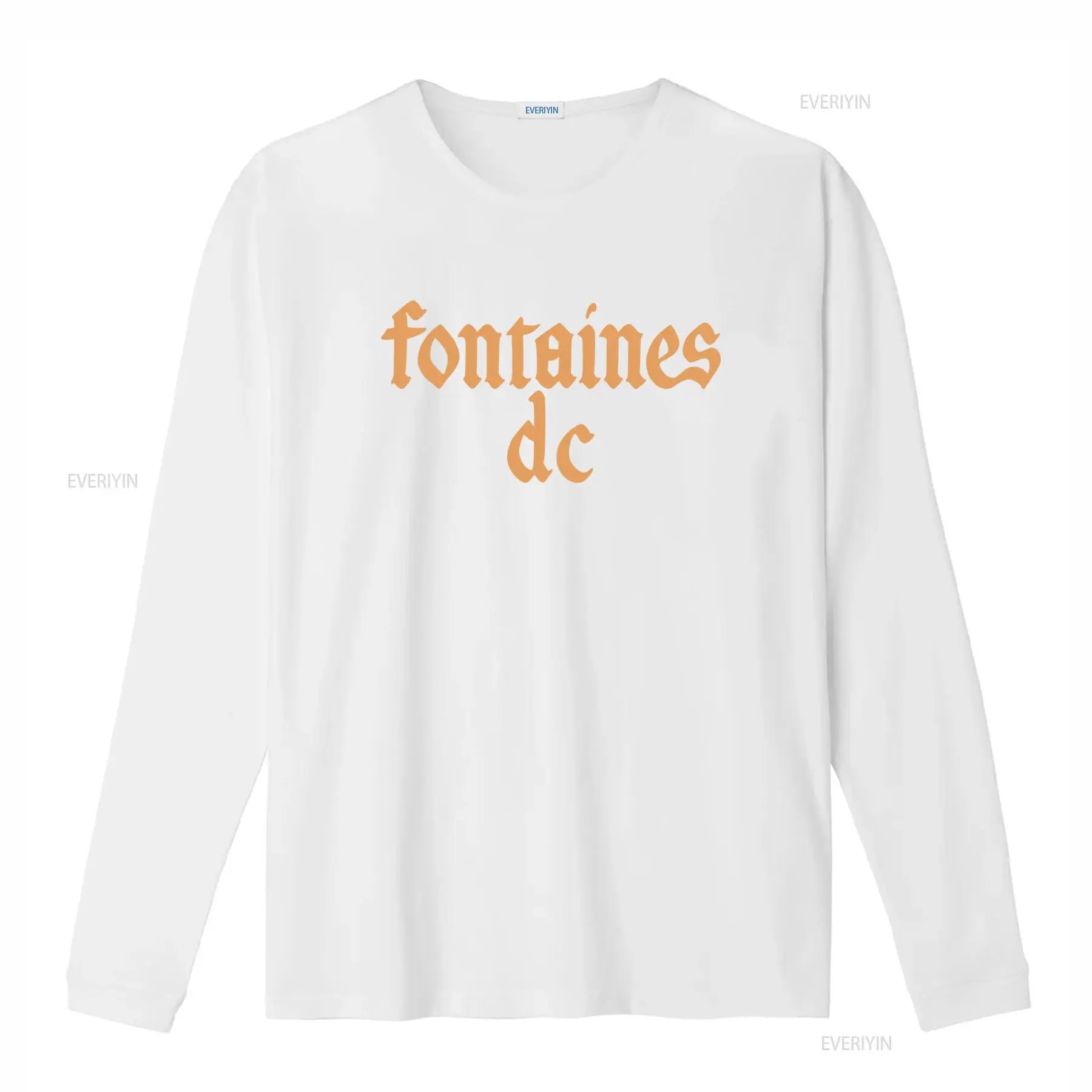Fontaines D C 'Gothic Logo' Bl - Vintage Fashion Jersey ulasan dan harga