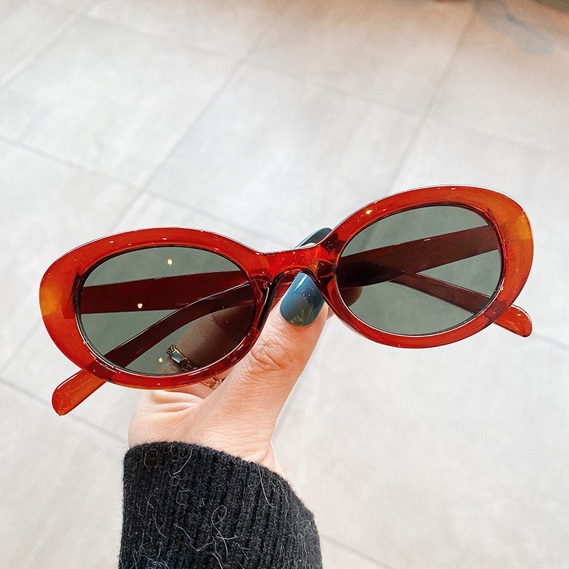 Vintage Small Oval Sunglasses  - Vintage Outdoor Fashion ulasan dan harga