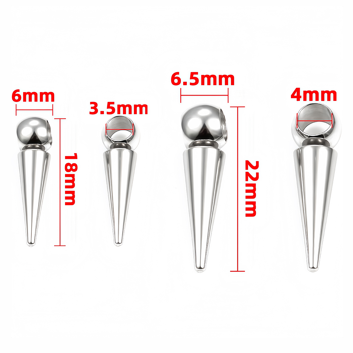 10pcs Retro Cone Charms Pendan - Vintage Fashion Stores ulasan dan harga