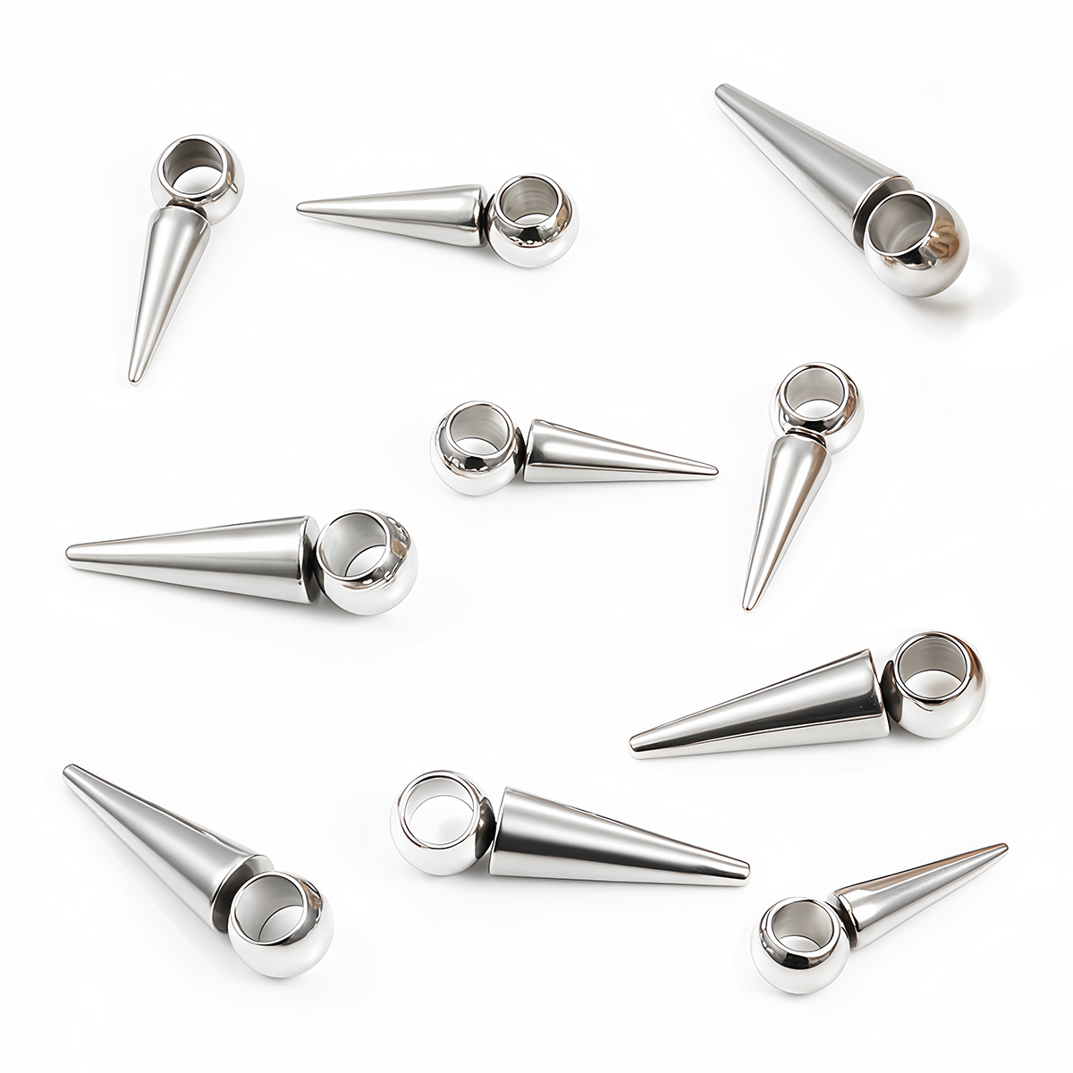 10pcs Retro Cone Charms Pendan - Vintage Fashion Stores ulasan dan harga
