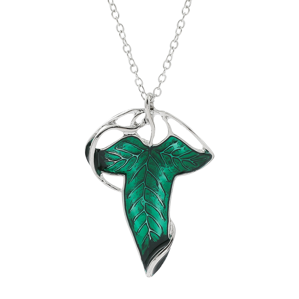 Vintage Green Leaf Pendant Nec - Vintage Fashion Enthusiasts ulasan dan harga