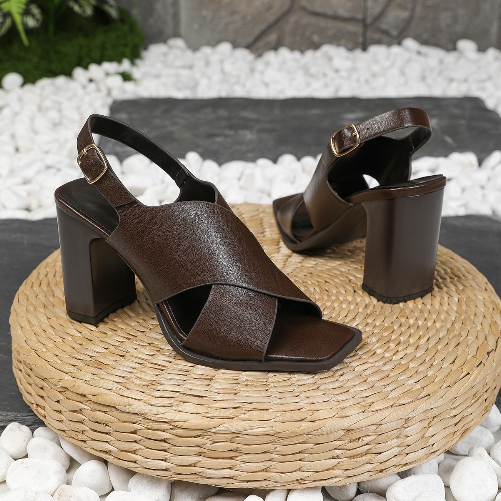 Women Sandals Vintage Square H - Vintage Fashion Dresses ulasan dan harga