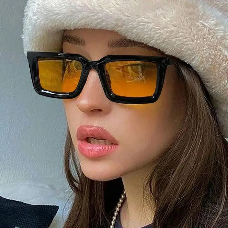 Vintage Rectangle Sunglasses W - Vintage Outdoor Fashion ulasan dan harga