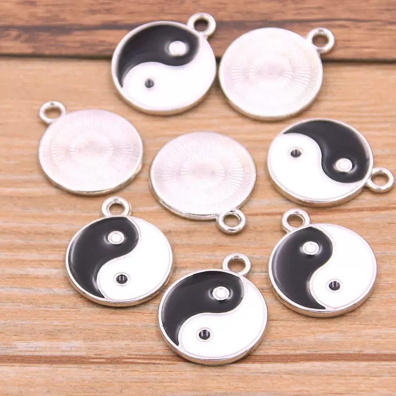 10/20pcs Alloy Tai Chi Charms  - Vintage Fashion Stores ulasan dan harga