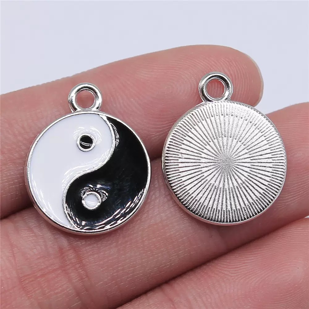 10/20pcs Alloy Tai Chi Charms  - Vintage Fashion Stores ulasan dan harga
