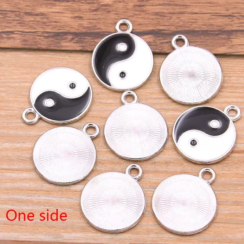 10/20pcs Alloy Tai Chi Charms  - Vintage Fashion Stores ulasan dan harga