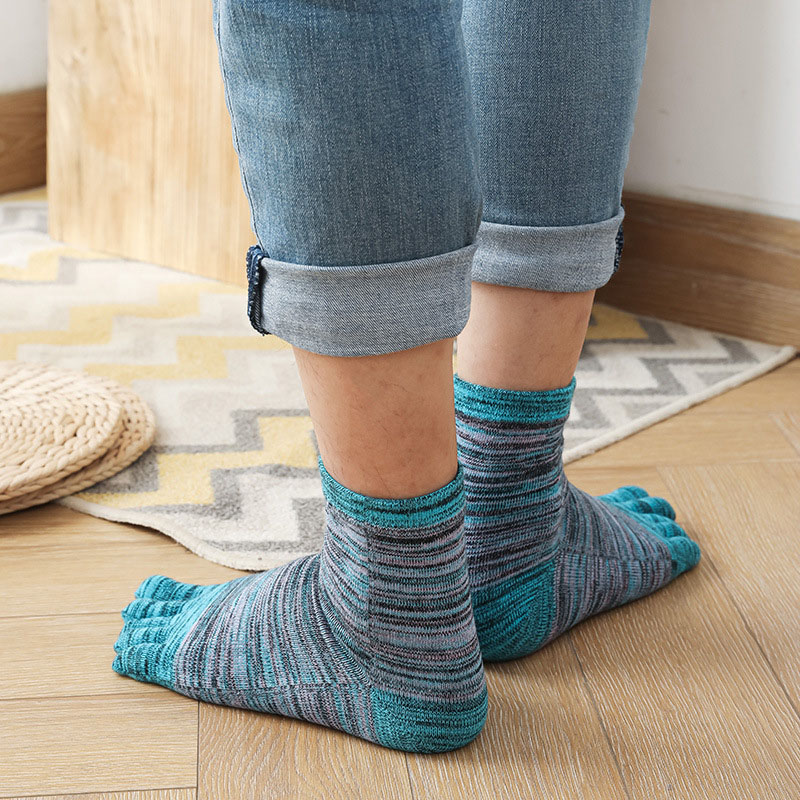 1/5 Pairs Man Colorful Toe Hap - Vintage Fashion Enthusiasts ulasan dan harga