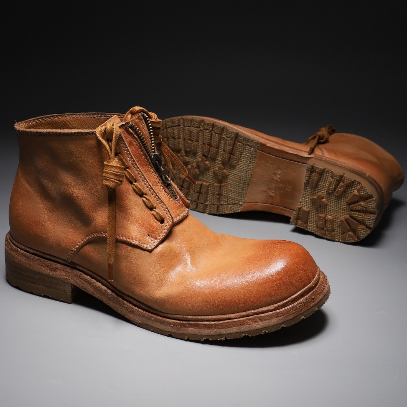 Retro Fashion Men Washed Horse - Vintage Outdoor Fashion ulasan dan harga