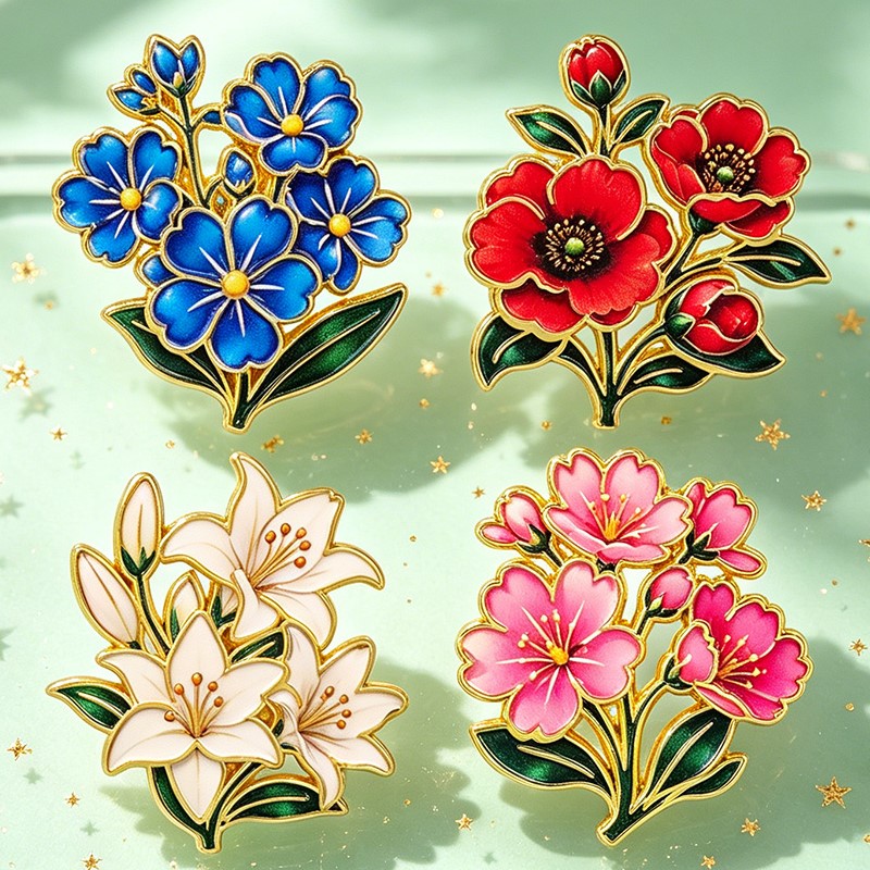 Cute Vintage Colorful Floral E - Vintage Fashion Stores ulasan dan harga