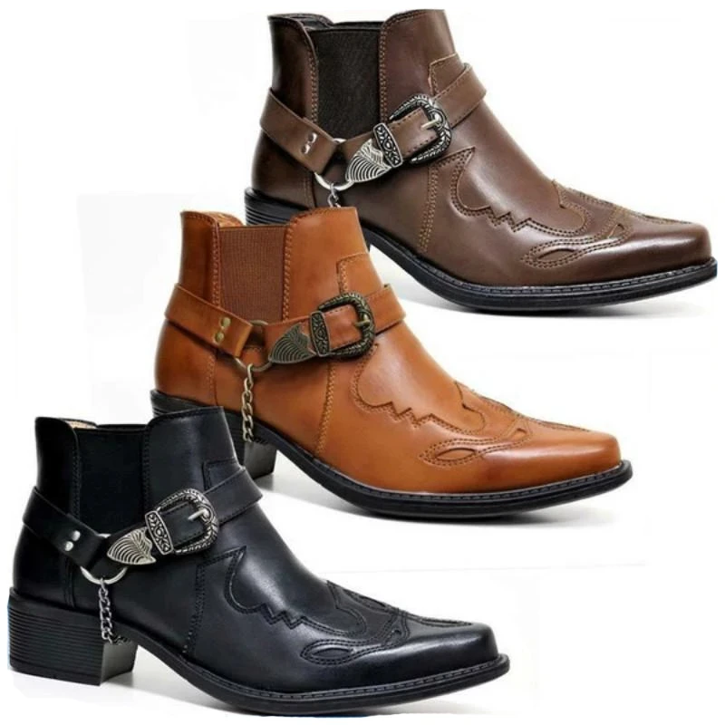 Fashion 2026 Men's Vintage Cow - Vintage Fashion Enthusiasts ulasan dan harga