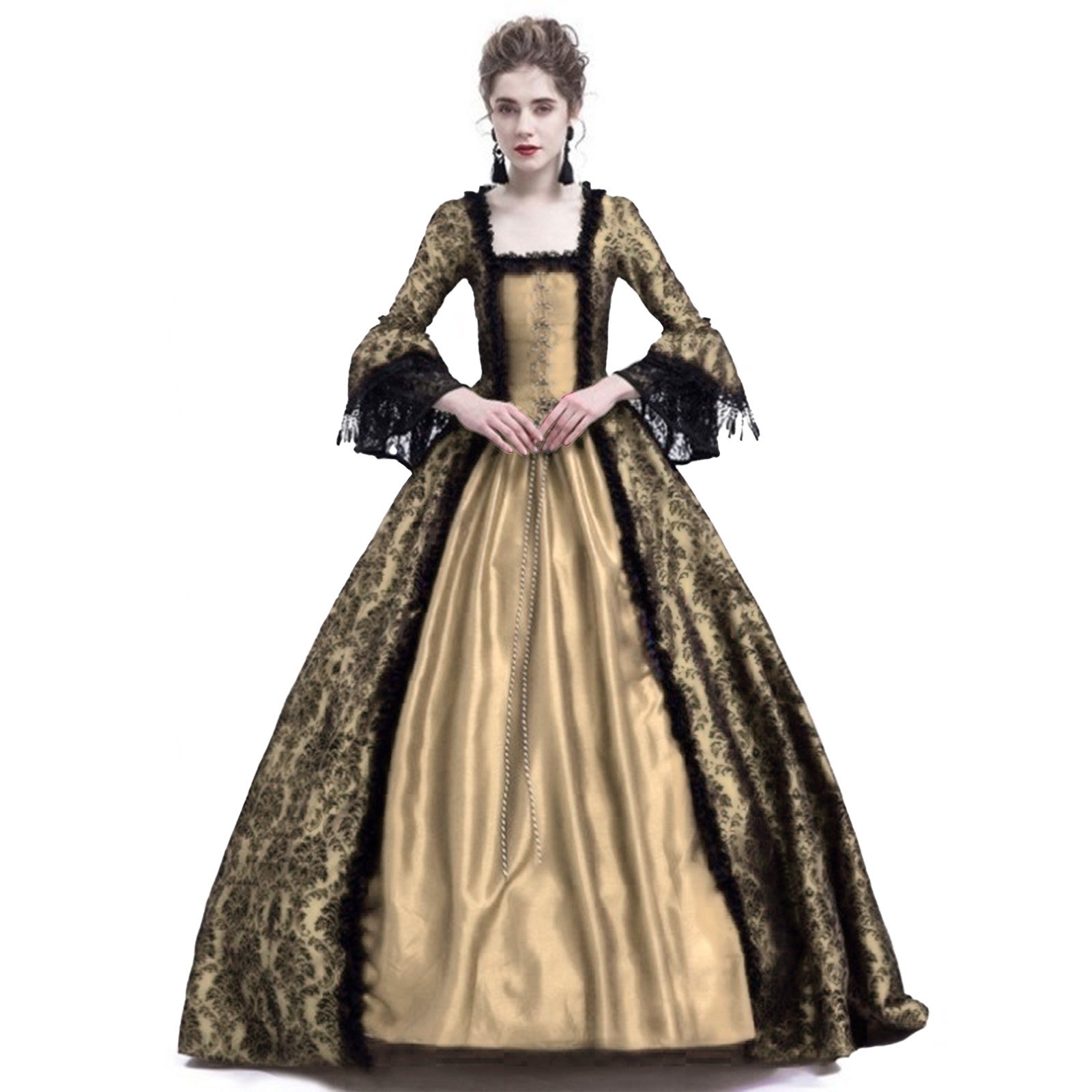 Halloween Cosplay Palace Women - Vintage Fashion Dresses ulasan dan harga